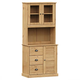 Highboard VIGO 78x40x175 cm Solid Wood Pine 3188304