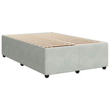 Bed Frame without Mattress Light Grey 120x200 cm Velvet 3285000