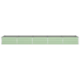 Planter Pastel Green 480 x 100 x 45 cm Galvanised Steel 42018277
