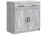 Sideboard Grey Sonoma 66 x 34.5 x 87 cm Engineered Wood 895791