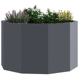 Planter Anthracite 60 x 60 x 35 cm Steel 883740