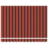 Retractable Awning Manual Orange and brown 300 x 250 cm Fabric 3329942