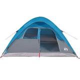 Family Tent Dome 6-Person Blue Waterproof 94556