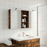 Bathroom Cabinet Set 3 pcs 140 x 14.5 x 70 cm Engineered wood 3403788