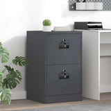 File Cabinet Anthracite 45.5 x 42 x 74.5 cm Cold-Rolled Steel 891612