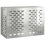 Air Conditioner Cover Silver 100 x 50 x 70 cm Galvanised Steel 865902
