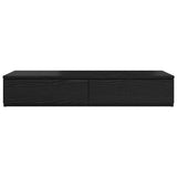 Bed Drawers Black Oak 75 x 36.5 x 16.5 cm Engineered Wood 866964