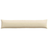 Sofa Pillows 2 pcs Cream 200 x 40 cm Fabric 42013875
