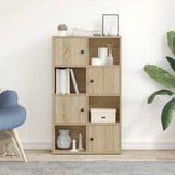 Bookcase Sonoma Oak 60x24x101.5 cm Engineered Wood 860393