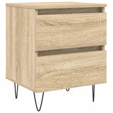 Bedside Cabinet Sonoma Oak 40x35x50 cm Engineered Wood 826882