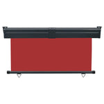 Balcony Side Awning 145x250 cm Red 48427