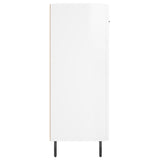 Sideboard High Gloss White 69.5x34x90 cm Engineered Wood 827998