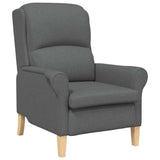 Armchair Dark grey 76 x 94 x 102 cm Fabric 42009841
