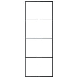 Sliding Door with Hardware Set 76x205 cm ESG Glass&Aluminium 3152140