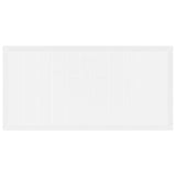 Garden Table White 200 x 100 x 73 cm Poly Rattan 871690