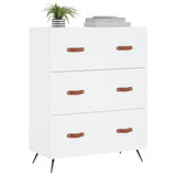 Chest of Drawers White 69.5x34x90 cm Engineered Wood 827820