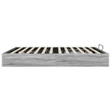 Ottoman Bed Frame Grey Sonoma 203 x 180 x 25 cm Engineered Wood 3409210