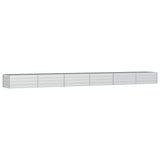 Garden Raised Bed 600x80x45 cm Galvanized Steel Silver 316903