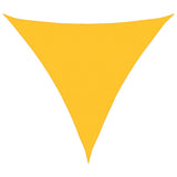 Sunshade Sail 160 g/m Triangular Yellow 6x6x6 m HDPE 311597