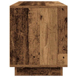 TV Cabinet with LED Lights Old Wood 100x41x50 cm 861416