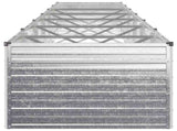 Raised Garden Bed Silver 600 x 80 x 55 cm galvanized 8006456