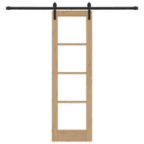 Sliding Door ORKDAL Natural and Black 61 x 198.5 cm 3331845