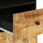 3 Piece Bathroom Furniture Set Solid Wood Mango 3200637