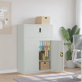 File Cabinet Light Grey 90x40x130 cm Steel 3188317
