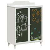 Sideboard with Chalkboard White 80 x 40 x 110 cm 42003030