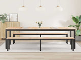 Dining Table Natural 200 x 100 x 75 cm Solid Pine Wood 3416325