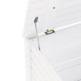 Storage Box with Lid RANA White 100x49x54 cm Solid Wood Pine 4002324
