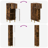 3 Piece Bathroom Cabinet Set ARNHEM Engineered Wood 3417851