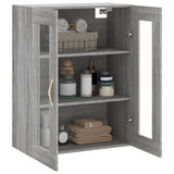 Wall Mounted Cabinet Grey Sonoma 69.5x34x90 cm 828466