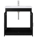 Bathroom Furniture Set Black Oak 81 x 40 x 84.5 cm 3404359