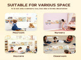 Wooden Busy Board, 5 in 1 Activity Wall Panels for Kids 3 Years, for Daycare, Playroom, Home T3398P422171