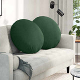Seat Cushions 2 pcs Dark Green 80 cm Corduroy Fabric 42014265
