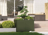 Planter Olive Green 80x80x80 cm Steel 860783