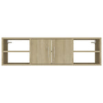 Wall Shelf Sonoma Oak 102x30x29 cm Engineered Wood 806259