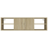Wall Shelf Sonoma Oak 102x30x29 cm Engineered Wood 806259