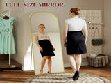 165cm Aluminium Frame Standing Mirror - Gold T3398P378118
