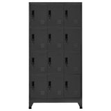 Locker Cabinet Anthracite Steel Large Locker Cabinet 339815