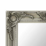 320314 Wall Mirror Baroque Style 50x50 cm Silver