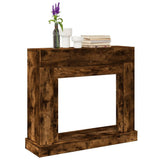 Fireplace Surround Smoked Oak 100x30x87.5 cm Engineered Wood 854566