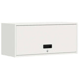 Wall Cabinet for Garage with Gas-lift Door White 883277