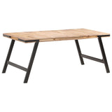 ZNTS Dining Table 180x90x76 cm Solid Mango Wood 288119