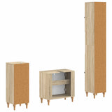 3 Piece Bathroom Cabinet Set ALKMAAR Engineered Wood 3417830