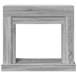 Fireplace Surround Grey Sonoma 100x30x87.5 cm Engineered Wood 854567