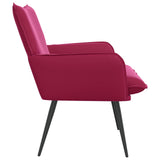 Armchair Wine Red Velvet 42047728