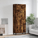 Highboard Smoked Oak 69,5x34x180 cm Engineered Wood 3199582
