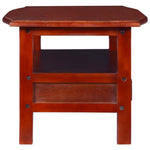 ZNTS Coffee Table Classical Brown 90x50x40 cm Solid Mahogany Wood 288871